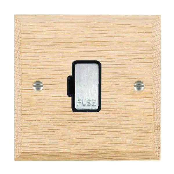 Wood Cha L/O 1g 13A Fuse Only SC/BL