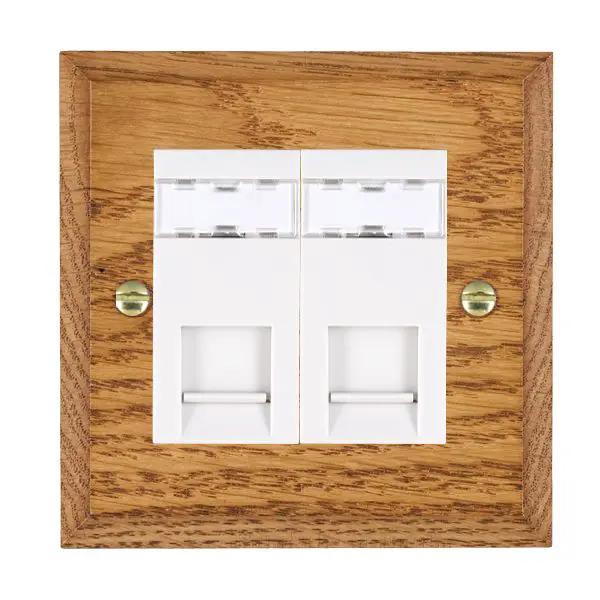 Wood Cha M/O 2g RJ12 Unshielded WH