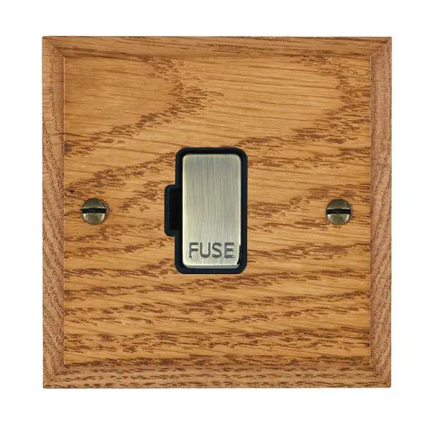 Wood Cha M/O 1g 13A Fuse Only AB/BL