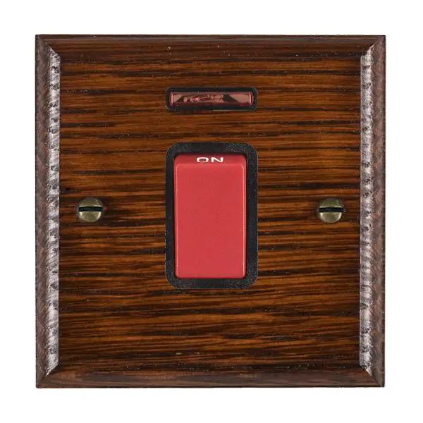Wood Ovo A/M 1g 45A DP+N Red Rkr/BL