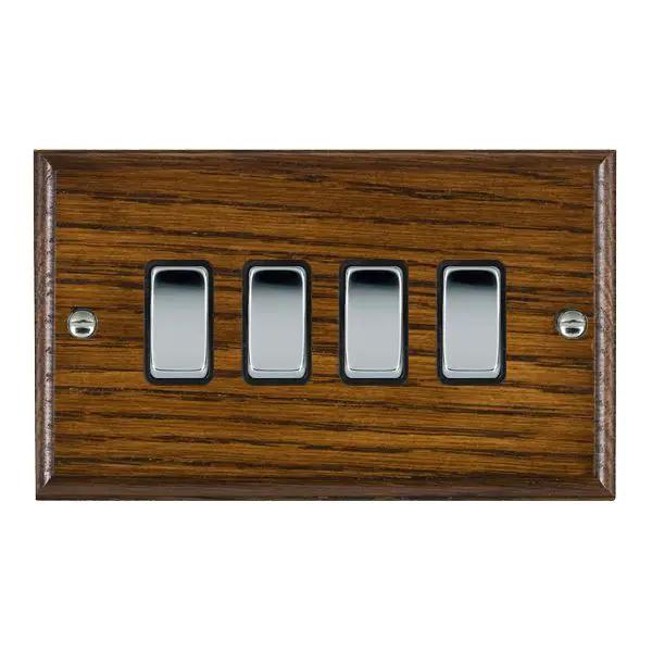 Wood Ovo D/O 4g 10AX 2 Way Rkr BC/BL