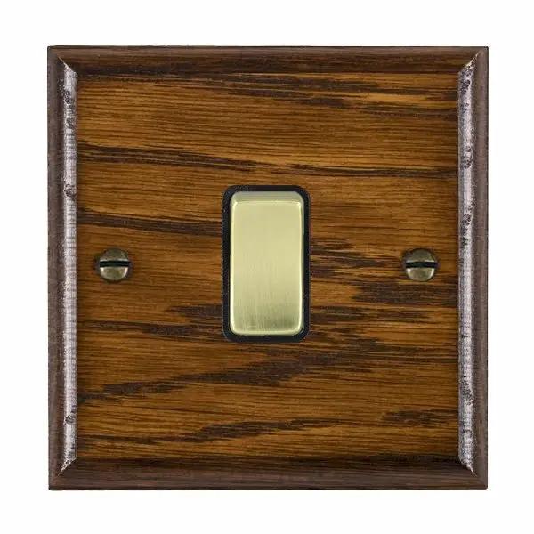Wood Ovo D/O 1g 10AX Inter Rkr PB/BL