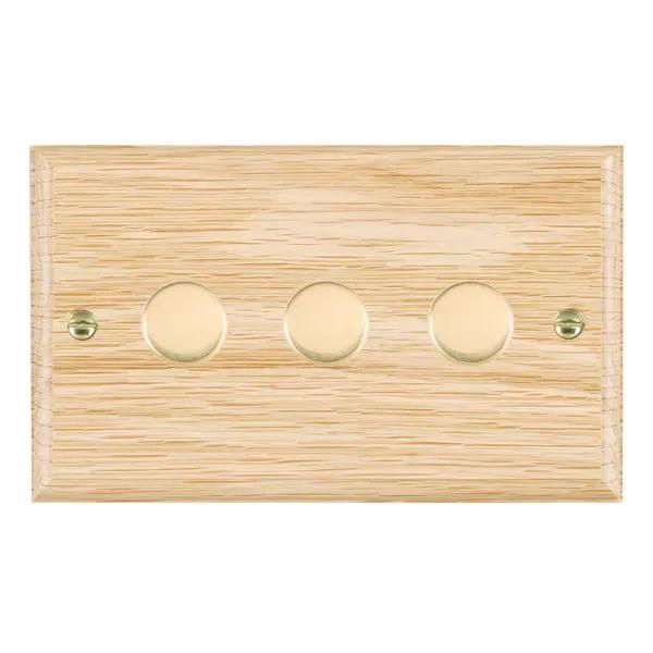 Wood Ovo L/O 3g LEDITB100 2 way Dim PB
