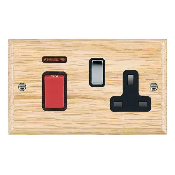Wood Ovo L/O 45DP+N+SS1 Red/BC/BL
