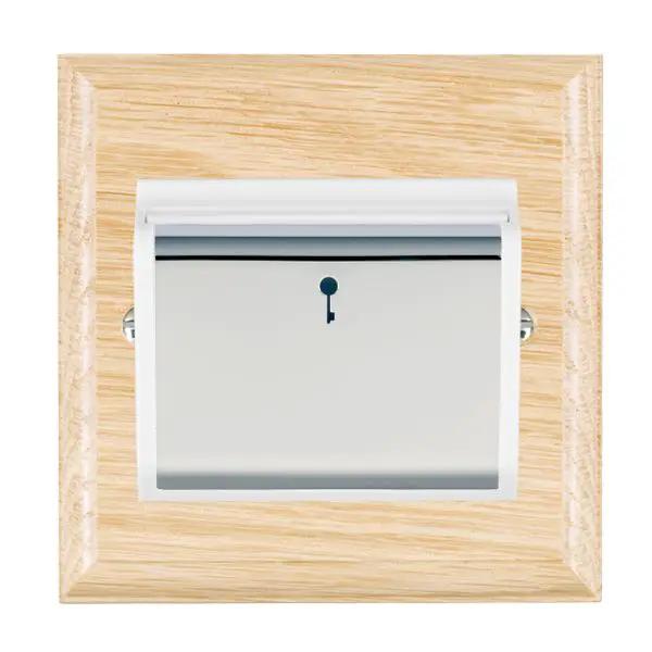 Wood Ovo L/O 10A (6AX) Card Swt BC/WH