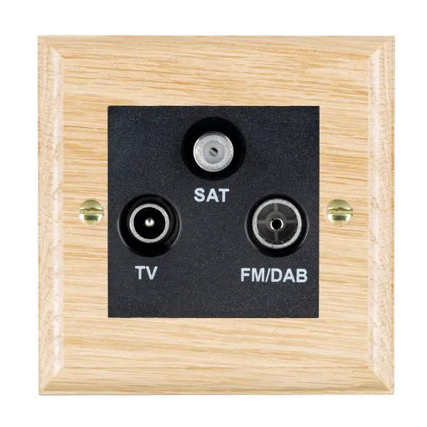 Wood Ovo L/O Non-Iso DAB TV+FM+SAT BL