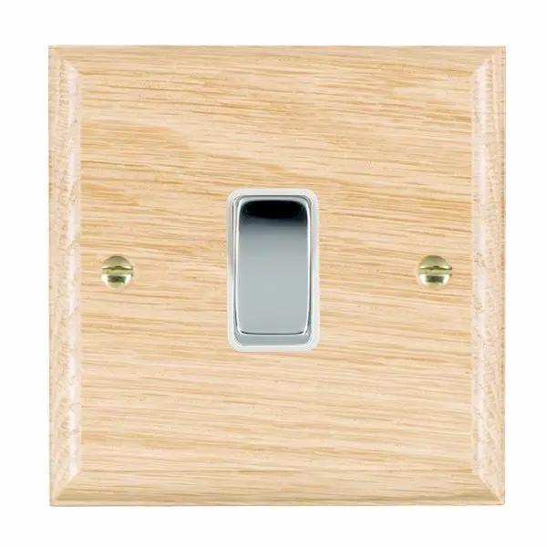 Wood Ovo L/O 1g 10AX Inter Rkr BC/WH