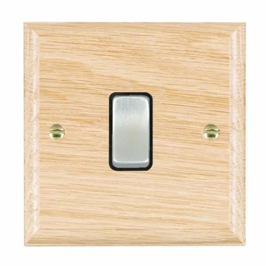 Wood Ovo L/O 1g 10AX Inter Rkr SC/BL