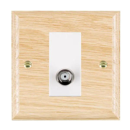 Wood Ovo L/O 1g Isolated Satellite WH