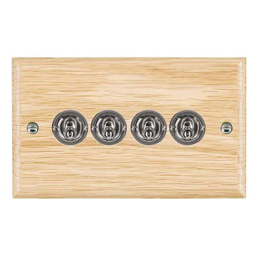 Wood Ovo L/O 4g 20AX 2Way Toggle BC