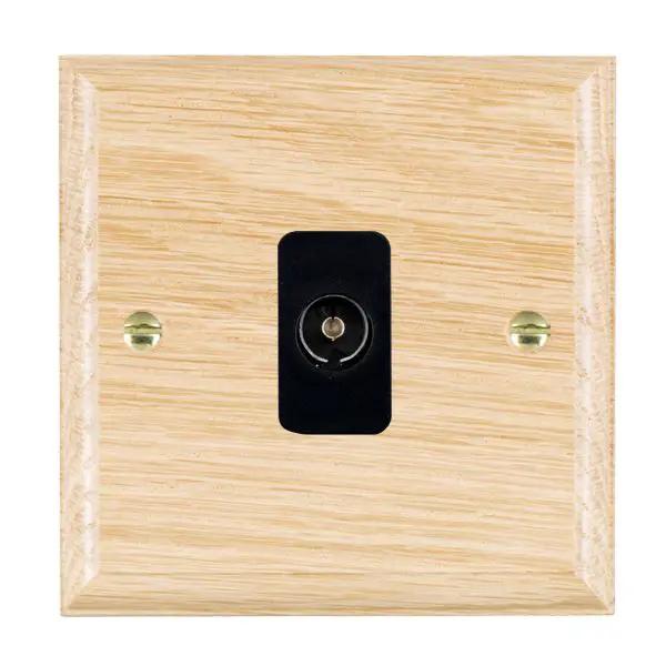 Wood Ovo L/O 1g N-Isol TV 1in/1out BL