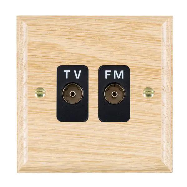 Wood Ovo L/O Isol TVFM Diplex 1in/2o BL