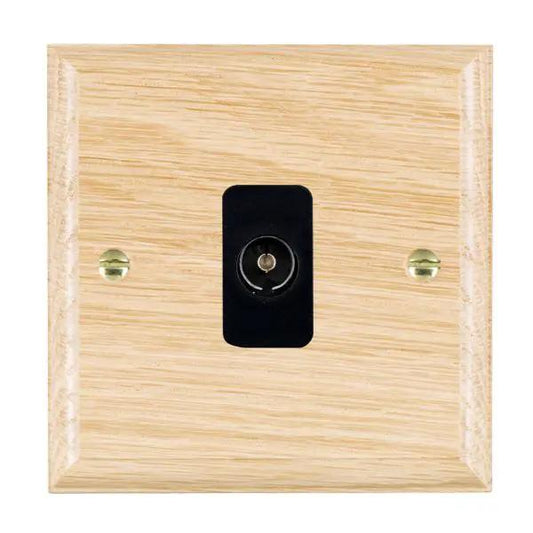 Wood Ovo L/O 1g Isolated TV 1in/1out BL