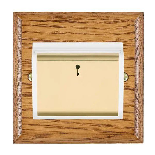 Wood Ovo M/O 10A (6AX) Card Swt PB/WH