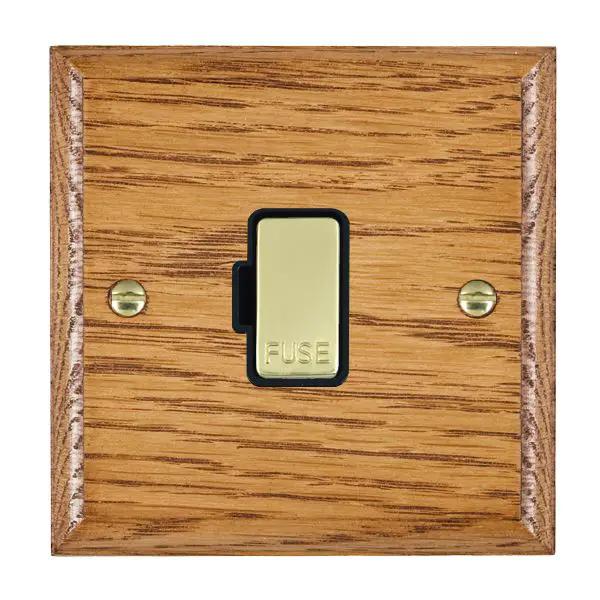 Wood Ovo M/O 1g 13A Fuse Only PB/BL