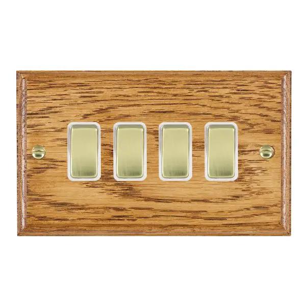 Wood Ovo M/O 4g 10AX 2 Way Rkr PB/WH