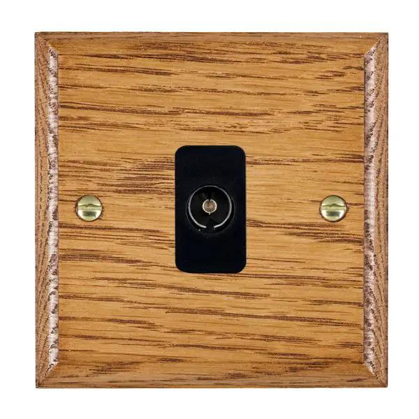 Wood Ovo M/O 1g Isolated TV 1in/1out BL