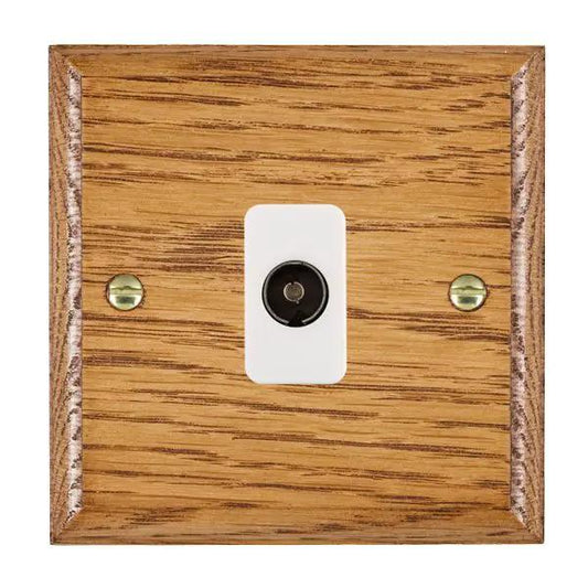Wood Ovo M/O 1g N-Isol TV 1in/1out WH
