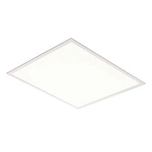 LED ceiling panel light with white frame for modern interior lighting