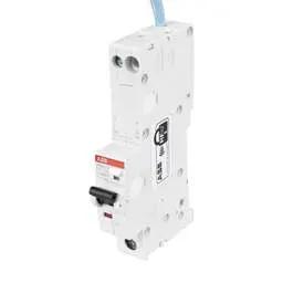 Electrical Lighting ABB 10A 1P+N 1 Module B Curve 10kA 30mA Type A RCBO - Electrical Lighting ABB 10A 1P+N 1 Module B Curve 10kA 30mA Type A RCBO
