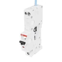 Electrical Lighting ABB 50A 1P+N 1 Module C Curve 10kA 30mA Type A RCBO - Electrical Lighting ABB 50A 1P+N 1 Module C Curve 10kA 30mA Type A RCBO