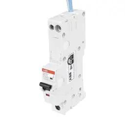 Electrical Lighting ABB 50A 1P+N 1 Module B Curve 10kA 30mA Type A RCBO - Electrical Lighting ABB 50A 1P+N 1 Module B Curve 10kA 30mA Type A RCBO
