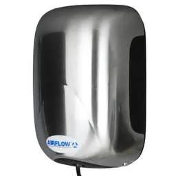 Airflow Airflow 900W EcoDry Mini Hand Dryer Satin Chrome - Airflow Airflow 900W EcoDry Mini Hand Dryer Satin Chrome