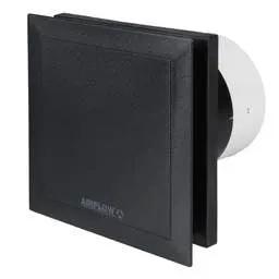 humidity fns Airflow 100mm 4" QuietAir Axial Fan with Humidistat and Timer Black - humidity fns Airflow 100mm 4" QuietAir Axial Fan with Humidistat and Timer Black