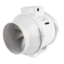 induct fans Airflow 150mm 6" Aventa In-Duct Mixed Flow Fan with Timer - induct fans Airflow 150mm 6" Aventa In-Duct Mixed Flow Fan with Timer