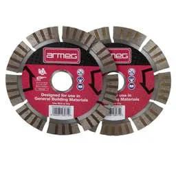 Armeg Armeg 125mm x 22.2mm Diamond Chasing Blades (Twin Pack) - Tools Armeg Armeg 125mm x 22.2mm Diamond Chasing Blades (Twin Pack) Tools