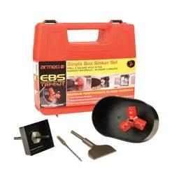 Armeg Armeg Electrical Box Sinker Tri-Cut Set - Tools Armeg Armeg Electrical Box Sinker Tri-Cut Set Tools