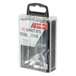 armeg Armeg Tic-Tac PZ2 Magnetic Screwdriver Bits (Pack of 15) - armeg Armeg Tic-Tac PZ2 Magnetic Screwdriver Bits (Pack of 15)