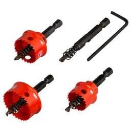 Armeg Armeg 3 Piece Sheet Steel Holesaw Set - Tools Armeg Armeg 3 Piece Sheet Steel Holesaw Set Tools