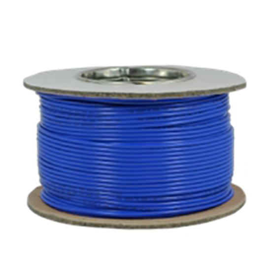 Blue stranded single core electrical cable 6mm on 100m reel for wiring installations