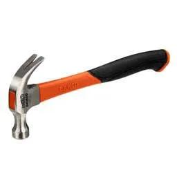 hammers Bahco 16oz Rubber Grip Fibre Glass Shaft Claw Hammer - hammers Bahco 16oz Rubber Grip Fibre Glass Shaft Claw Hammer
