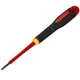 screwdriver Bahco 2.5mm Ergo™ Slotted VDE Screwdriver 1000V - screwdriver Bahco 2.5mm Ergo™ Slotted VDE Screwdriver 1000V