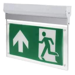 EMERGECNY LIGHTING Bell 2.5W LED Surface Emergency Manual or Self Test Exit Blade with Up Arrow Legend - EMERGECNY LIGHTING Bell 2.5W LED Surface Emergency Manual or Self Test Exit Blade with Up Arrow Legend