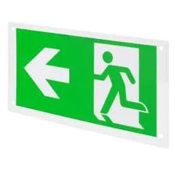 EMERGECNY LIGHTING Bell Arrow Left / Right Legend for Exit Blade - EMERGECNY LIGHTING Bell Arrow Left / Right Legend for Exit Blade