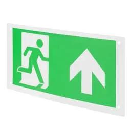 EMERGECNY LIGHTING Bell Arrow Up Legend for Exit Blade - EMERGECNY LIGHTING Bell Arrow Up Legend for Exit Blade