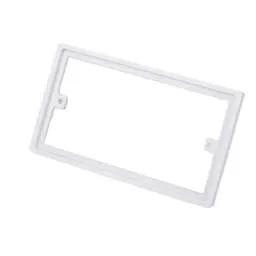 PATRESS BOX BG 2 Gang 10mm Rectangular Spacer - PATRESS BOX BG 2 Gang 10mm Rectangular Spacer