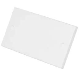 bg square edge BG 900 Series 2 Gang Blank Plate White - bg square edge BG 900 Series 2 Gang Blank Plate White
