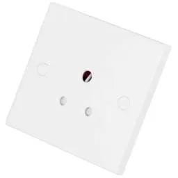 bg square edge BG 900 Series 5A 1 Gang Unswitched Socket White - bg square edge BG 900 Series 5A 1 Gang Unswitched Socket White
