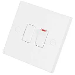 bg square edge BG 900 Series 13A DP Switched Fused Spur White - bg square edge BG 900 Series 13A DP Switched Fused Spur White