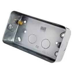 pvc back boxes BG 3 and 4 Gang Surface Metal Back Box with Knockouts - pvc back boxes BG 3 and 4 Gang Surface Metal Back Box with Knockouts