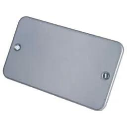 pvc back boxes BG 2 Gang Blank Plate Metal Clad - pvc back boxes BG 2 Gang Blank Plate Metal Clad