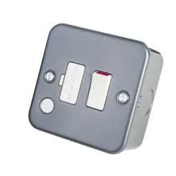 pvc back boxes BG - 13A DP Switched Fused Spur with Flex Outlet Metal Clad - pvc back boxes BG - 13A DP Switched Fused Spur with Flex Outlet Metal Clad