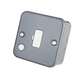 pvc back boxes BG - 13A Unswitched Fused Spur with Flex Outlet Metal Clad - pvc back boxes BG - 13A Unswitched Fused Spur with Flex Outlet Metal Clad