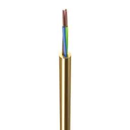 pvc 2183Y 0.5mm² PVC Round Flexible Cable Gold (100m Drum) - pvc 2183Y 0.5mm² PVC Round Flexible Cable Gold (100m Drum)