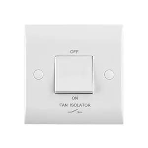 saxby cruved edge Curved Edge 10AX 1G 3-Pole Fan Isolator Switch - saxby cruved edge Curved Edge 10AX 1G 3-Pole Fan Isolator Switch