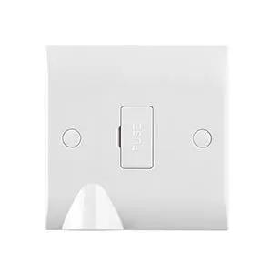 saxby cruved edge Curved Edge 13A Unswitched Fused Spur Unit with Flex Outlet - saxby cruved edge Curved Edge 13A Unswitched Fused Spur Unit with Flex Outlet